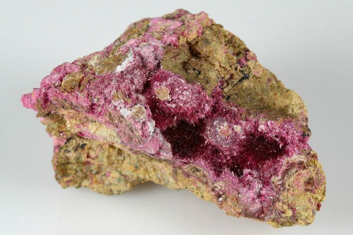 Fibrous, Magenta Erythrite Crystal Cluster - Morocco #184226